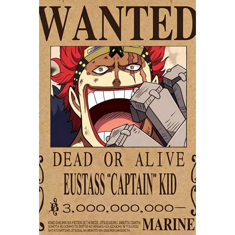 One Piece Anime Canvas Poster – Luffy & Zoro Wall Art