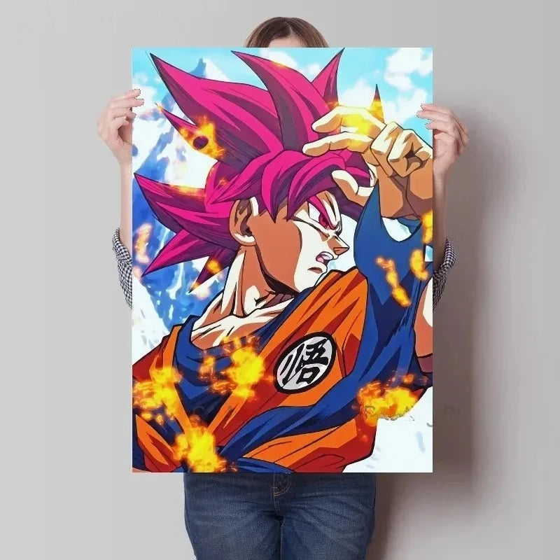 Dragon Ball Anime Poster – Super Saiyan Wall Art