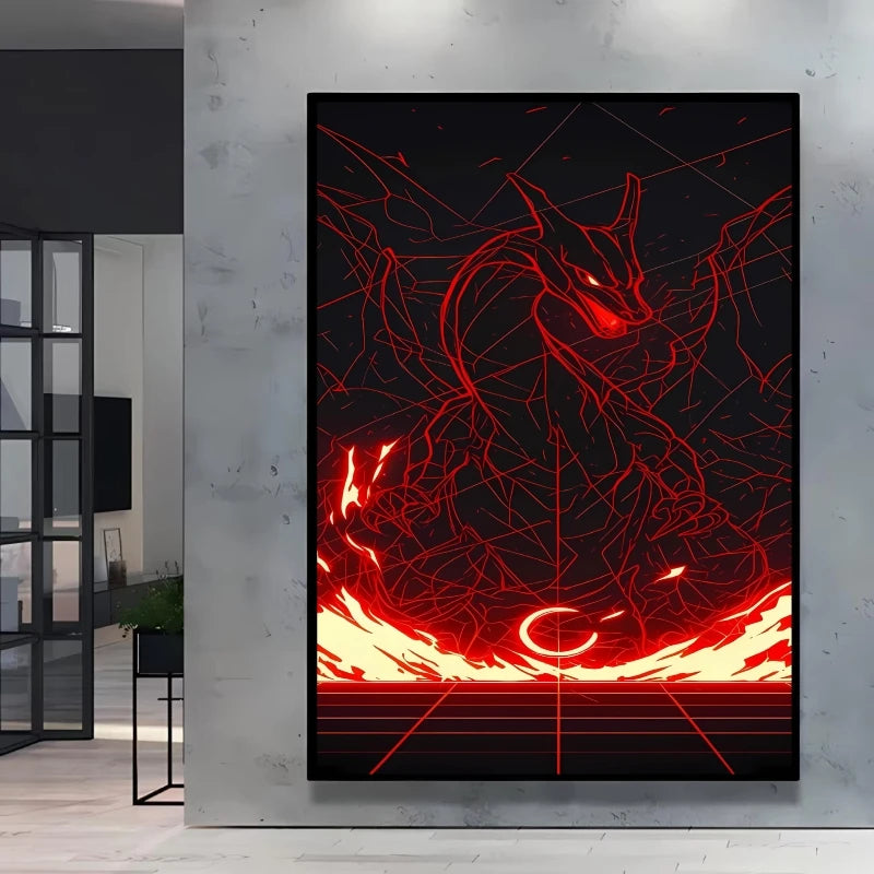 Pokémon Anime Canvas Wall Art Poster