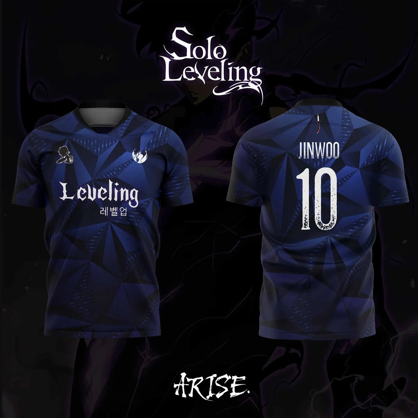 Solo Leveling Sung Jinwoo #10 Anime Jersey