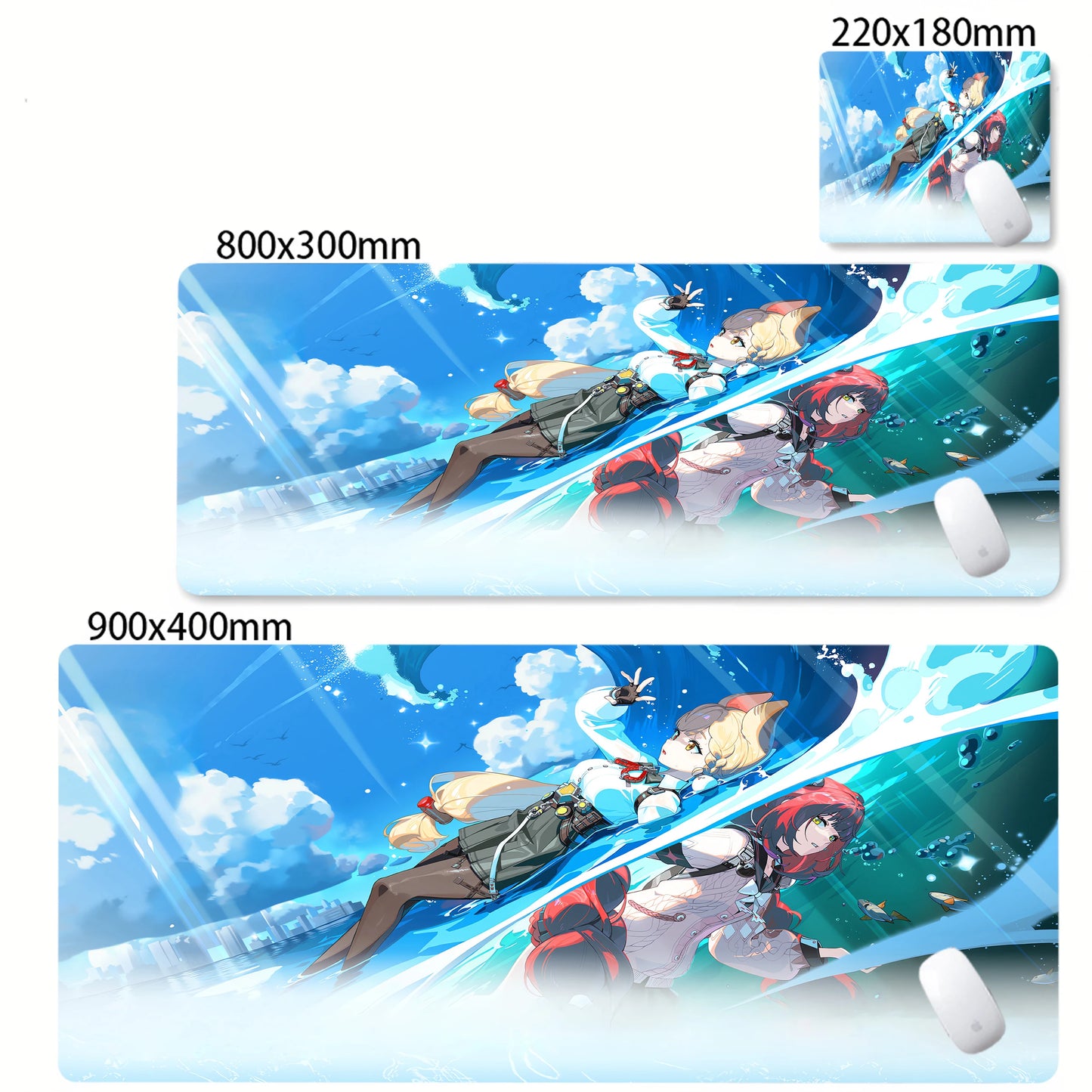 Anime Gaming Mouse Pad – Custom HD Desk Mat