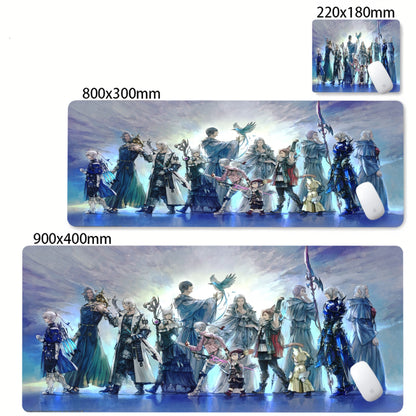Anime Gaming Mouse Pad XXL - Large Desk Mat with Stitched Edges
