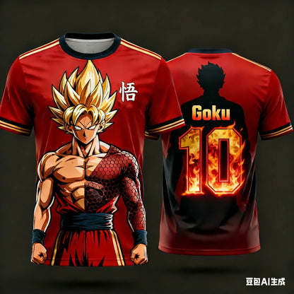 Dragon Ball Retro 3D Fitness T-Shirt – Unisex & Kids
