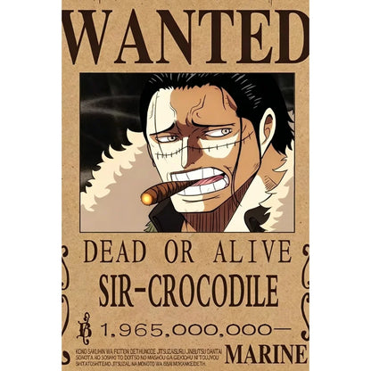 One Piece Anime Canvas Poster – Luffy & Zoro Wall Art