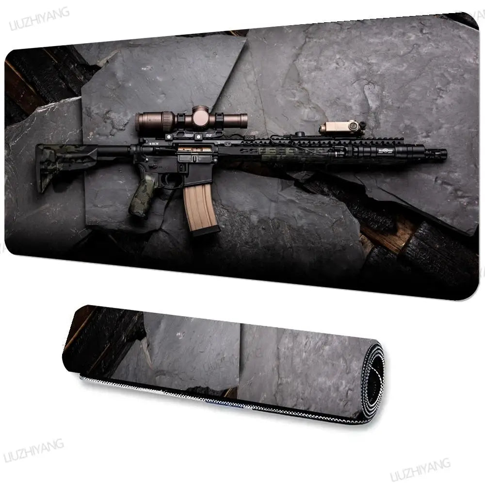 Gun Parts Design XXL Gaming Mouse Pad – Non-Slip Desk Mat