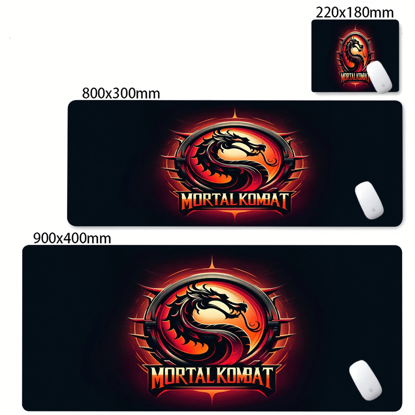 Mortal Kombat Gaming Mouse Pad – XXL Extended Desk Mat