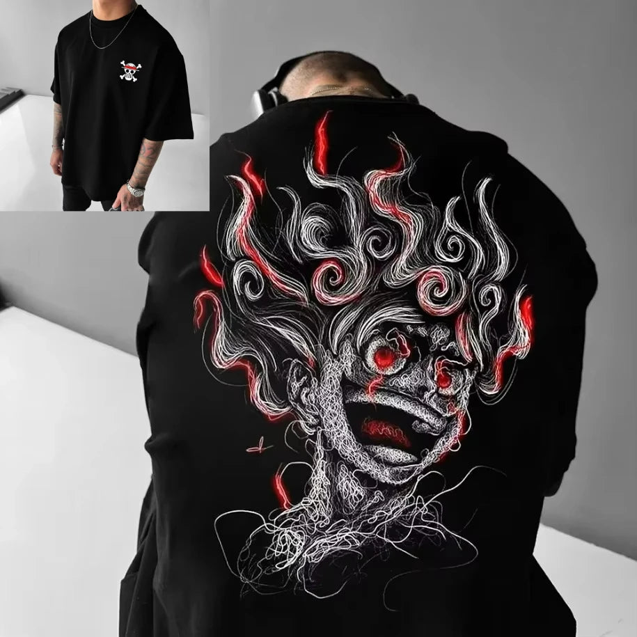 One Piece Ace Anime Graphic T-Shirt