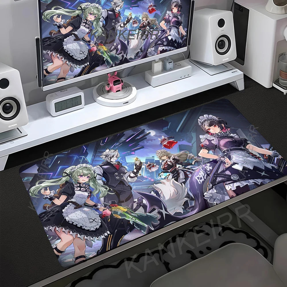 Anime Gaming Mouse Pad Large - XXL Desk Mat with Lock Edge