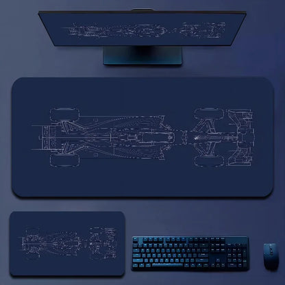 Racing Car XXL Gaming Mouse Pad – Non-Slip, Lock Edge