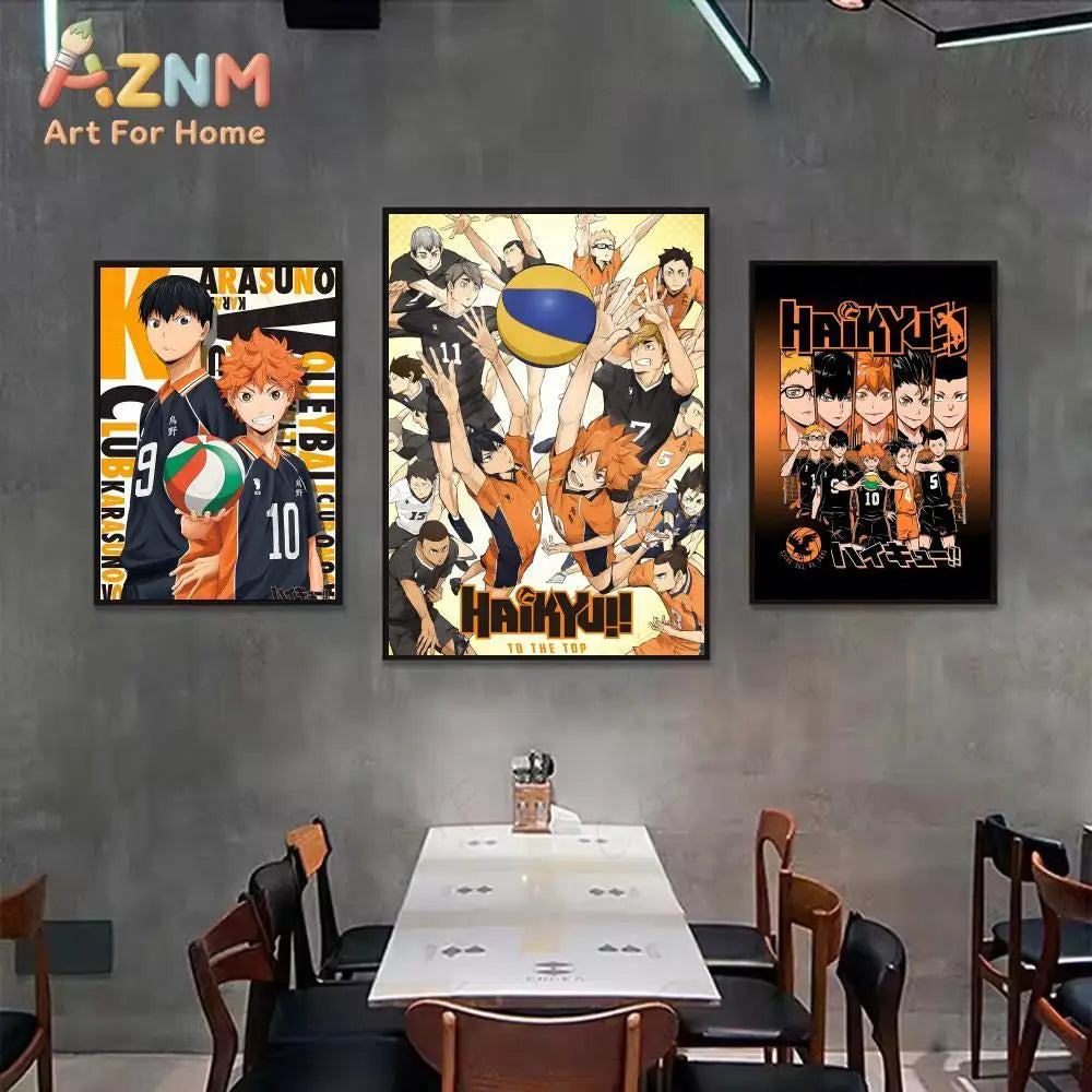 The Collector's Series: High-Definition Haikyuu Canvas Art