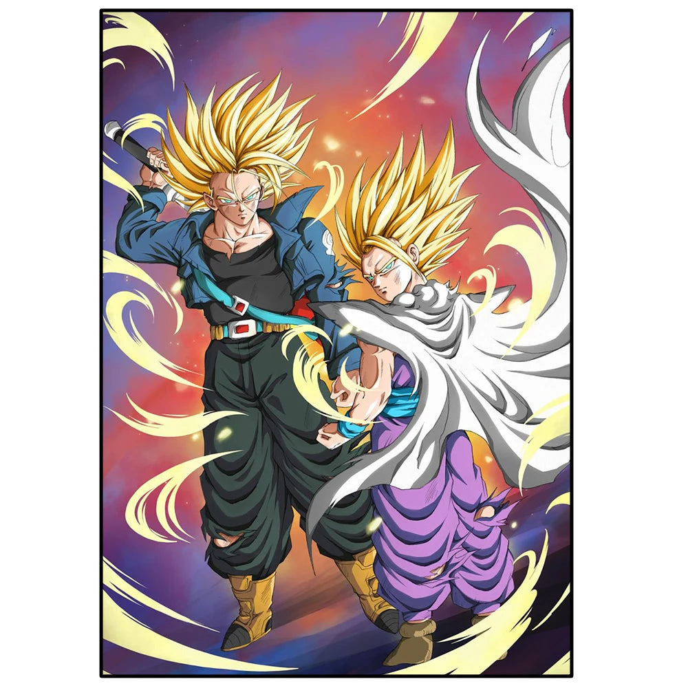 Dragon Ball Anime Poster – Goku, Vegeta & More | Canvas Wall Art