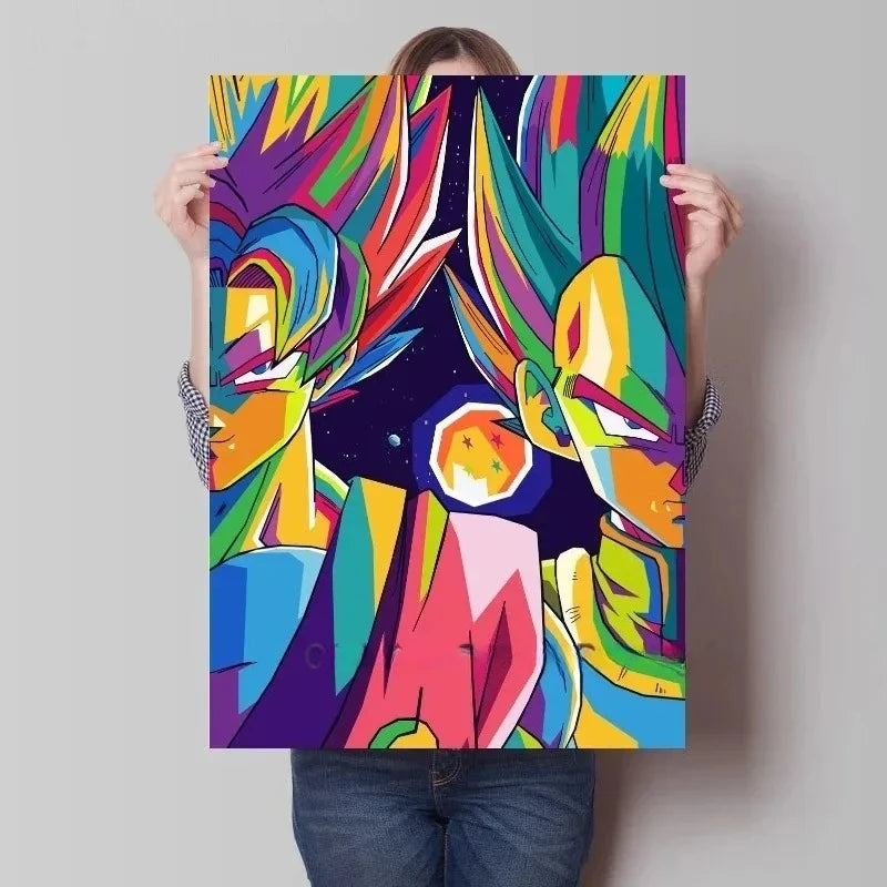 Dragon Ball Anime Poster – Super Saiyan Wall Art