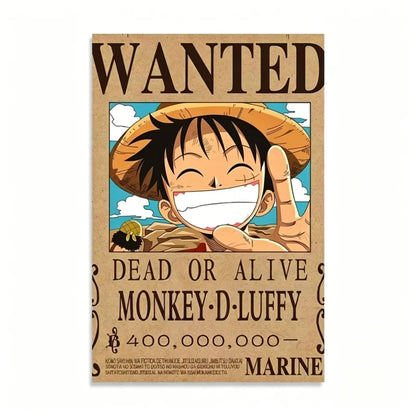 One Piece Anime Canvas Poster – Luffy & Zoro Wall Art