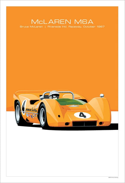 The Heritage Garage Series: Retro Racing GTR Canvas Art