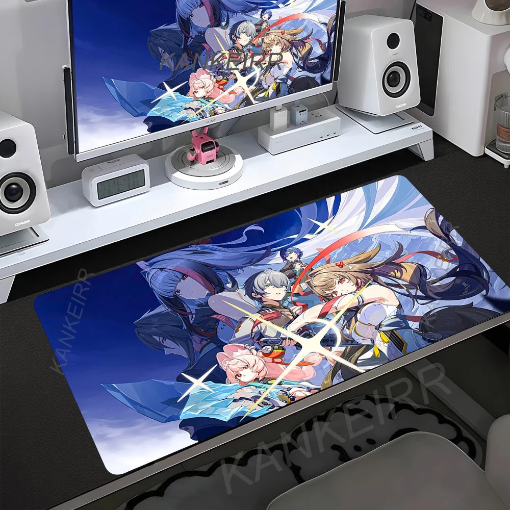 Anime Gaming Mouse Pad Large - XXL Desk Mat with Lock Edge