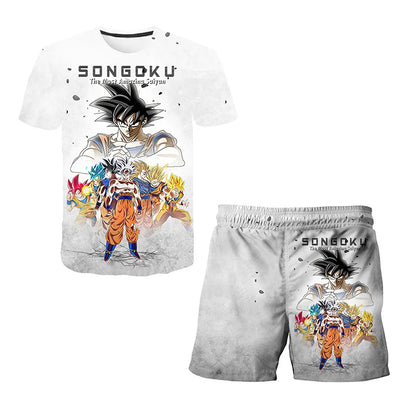 Dragon Ball Goku Cosplay T-Shirt & Shorts Set