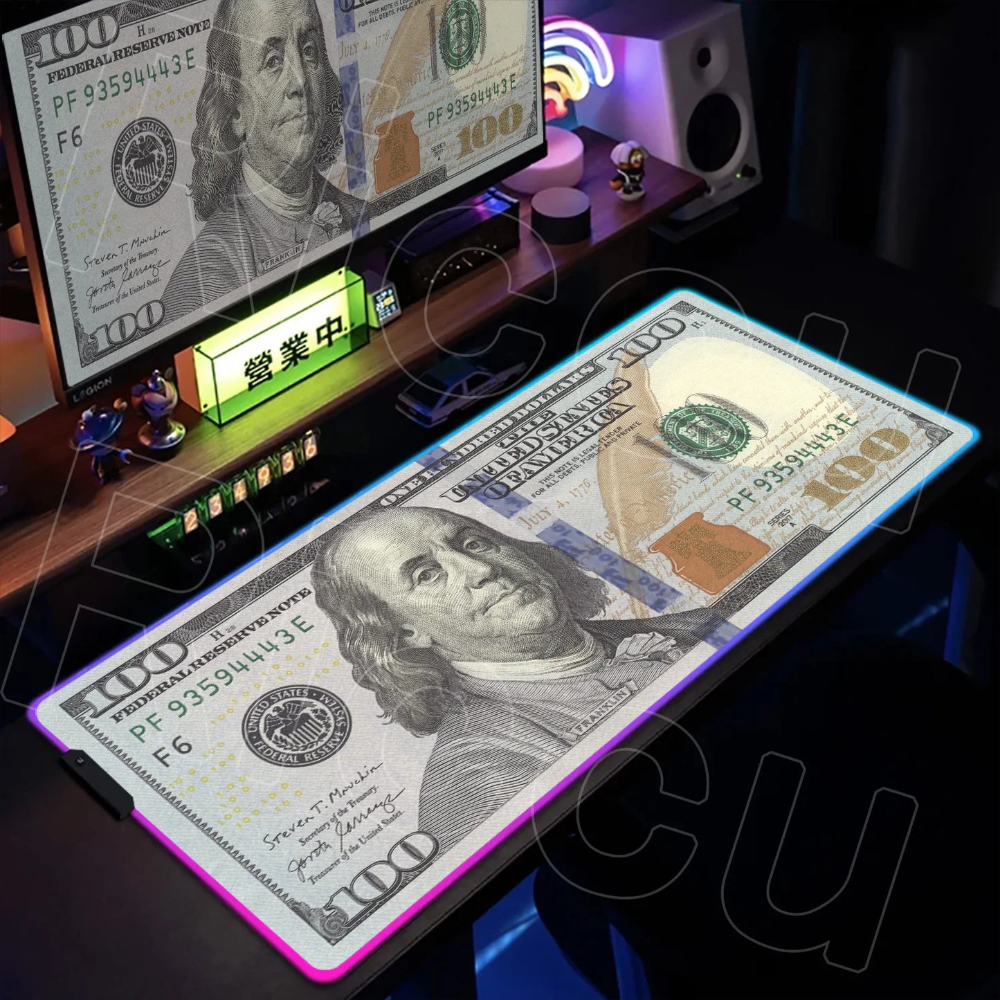 Dollar: RGB LED Mausepad