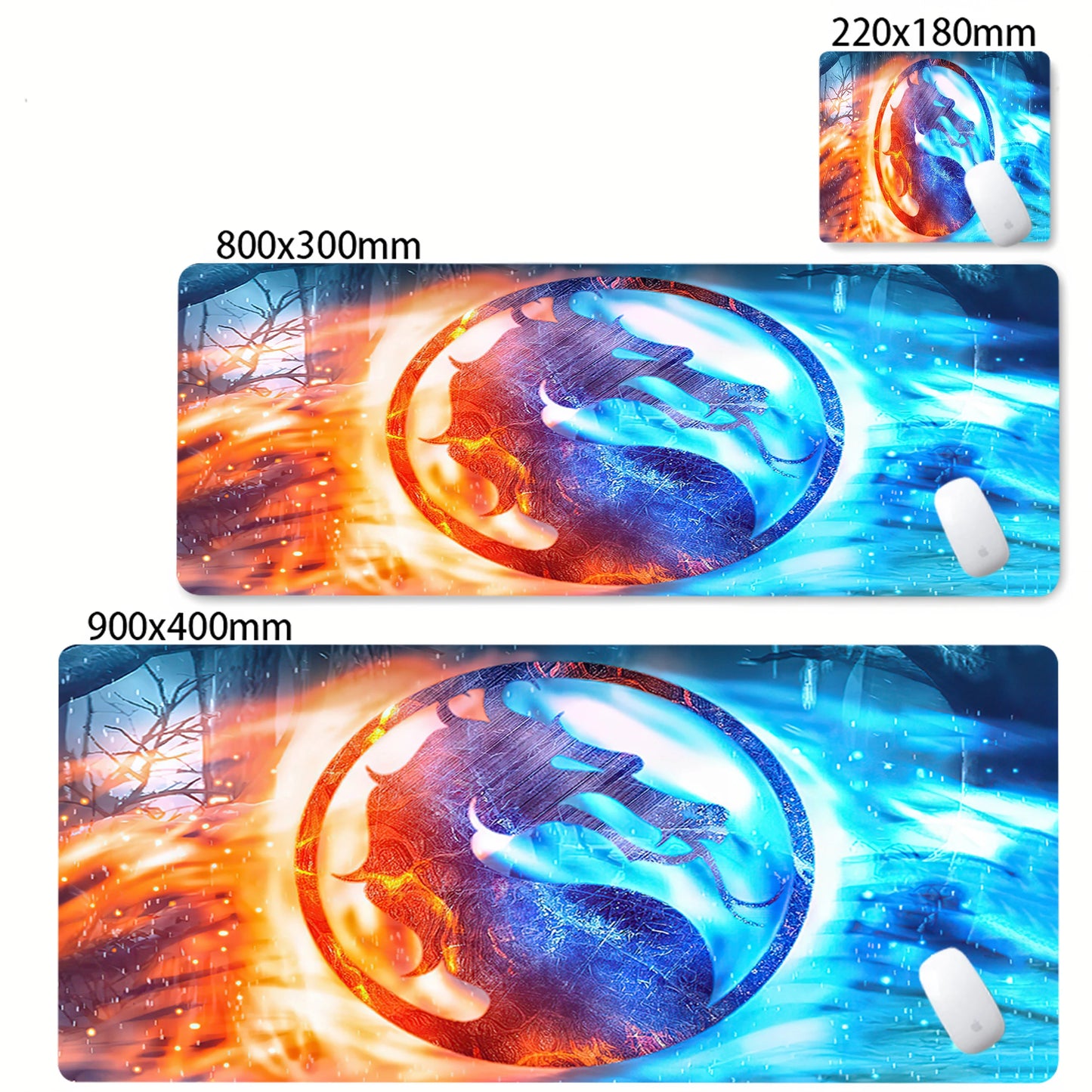 Mortal Kombat Gaming Mouse Pad – XXL Extended Desk Mat