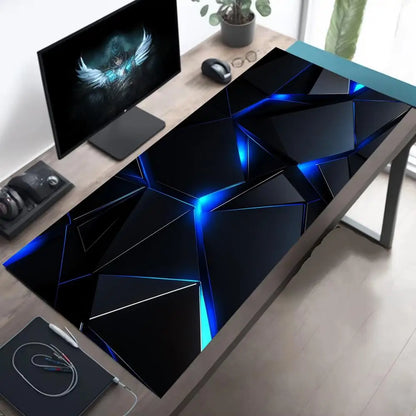 Geometric 3D Mouse Pad – XXL Non-Slip Gaming & Office Desk Mat