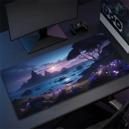 Landscape Mountain Sunset XXL Gaming Mouse Pad