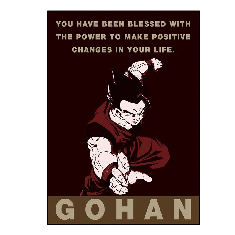 Dragon Ball Z Anime Posters – Goku, Vegeta, Broly & More