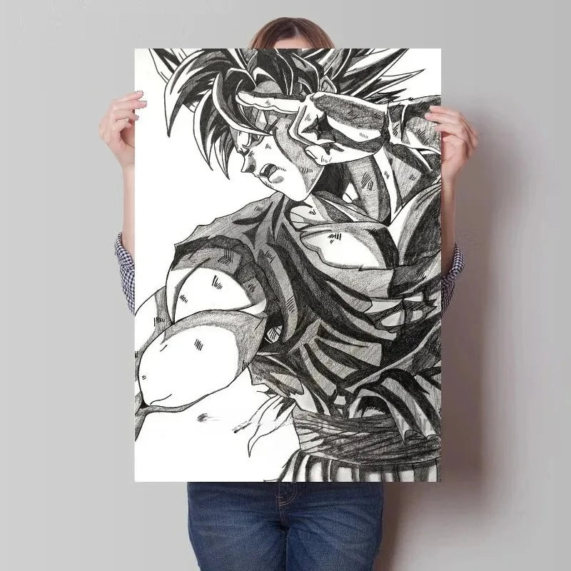 Dragon Ball Anime Poster – Super Saiyan Wall Art