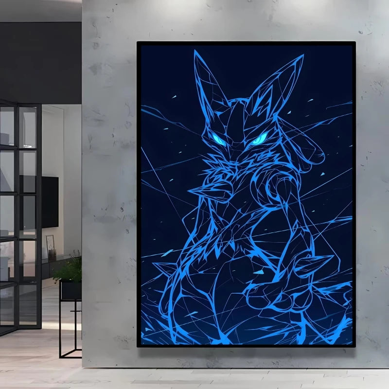 Pokémon Anime Canvas Wall Art Poster