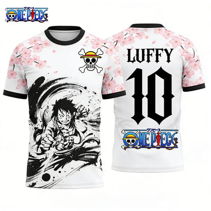 One Piece Luffy Anime Cosplay Jersey