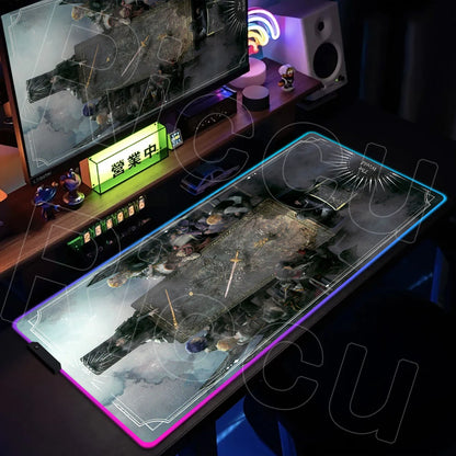 RGB XXL LED Gaming Mouse Pad – Multi-Color Desk Mat