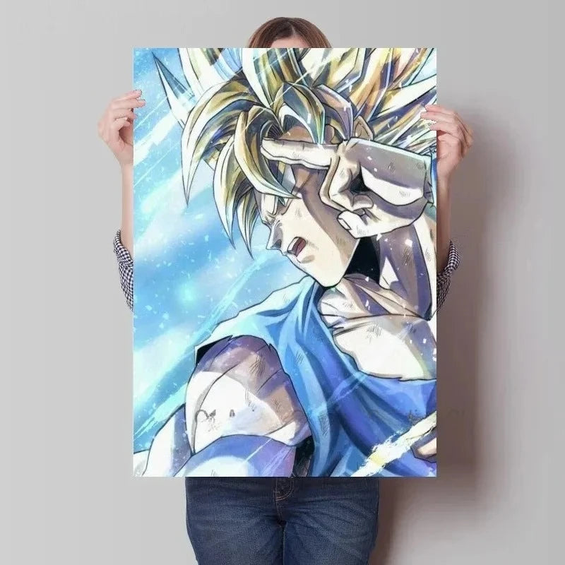 Dragon Ball Anime Poster – Super Saiyan Wall Art