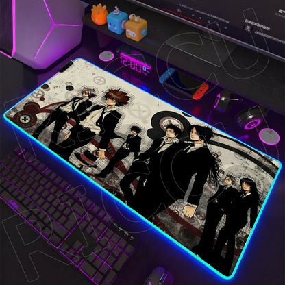 RGB LED Gaming Mouse Pad – XXL Anime Desk Mat with HD Printing