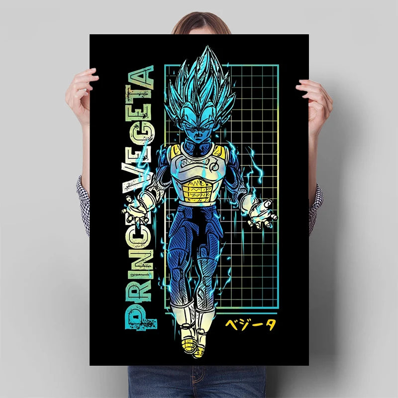Dragon Ball Z Anime Poster – Canvas Wall Art