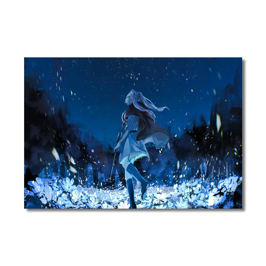 The Journey's End Collection: High-Definition Frieren Canvas Art