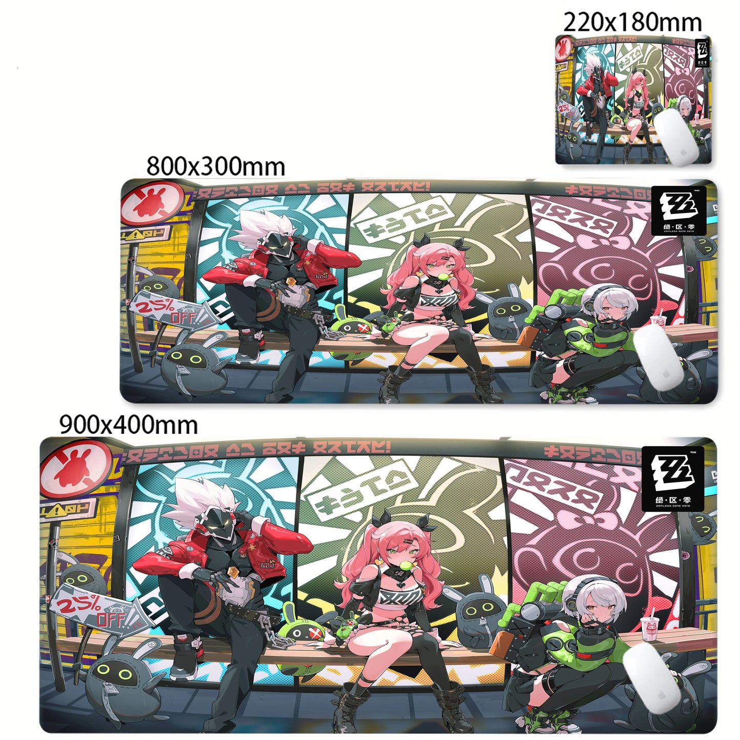 Anime Gaming Mouse Pad – Custom HD Desk Mat