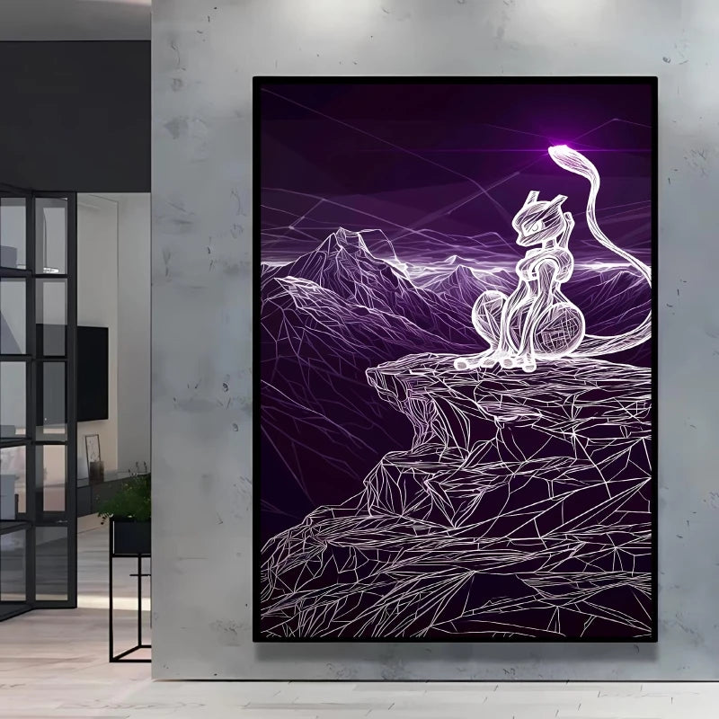 Pokémon Anime Canvas Wall Art Poster