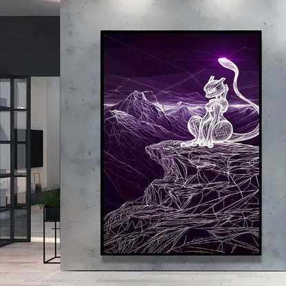 Pokémon Anime Canvas Wall Art Poster