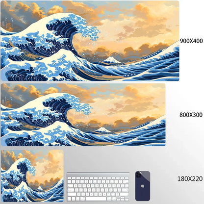 Great Wave Art XXL Gaming Mouse Pad