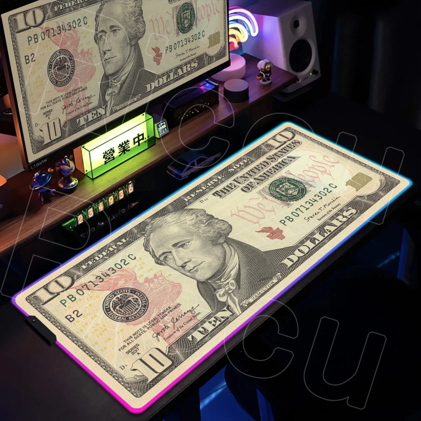 Dollar: RGB LED Mausepad