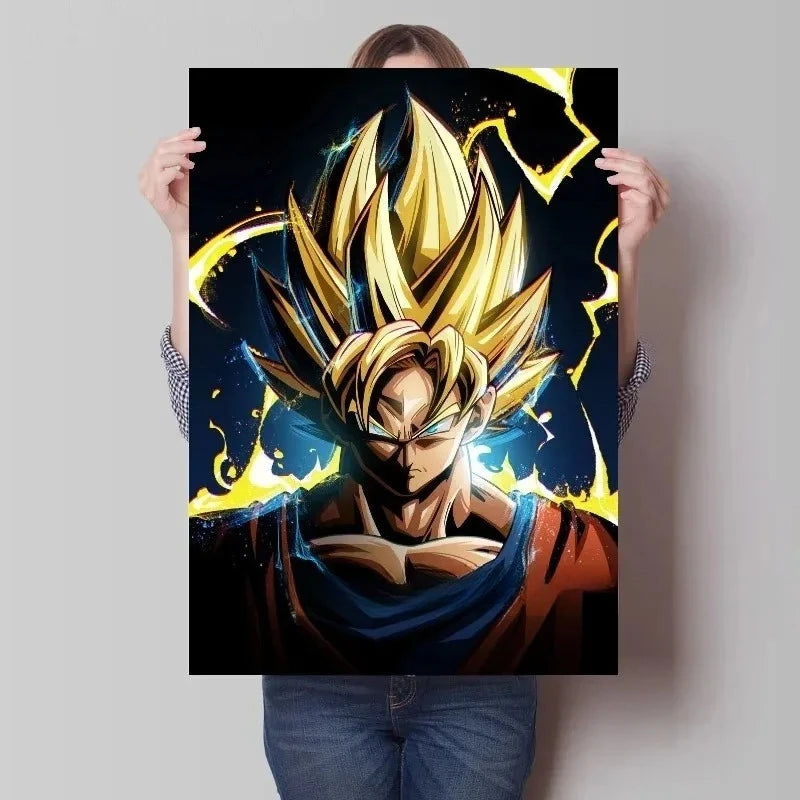Dragon Ball Anime Poster – Super Saiyan Wall Art