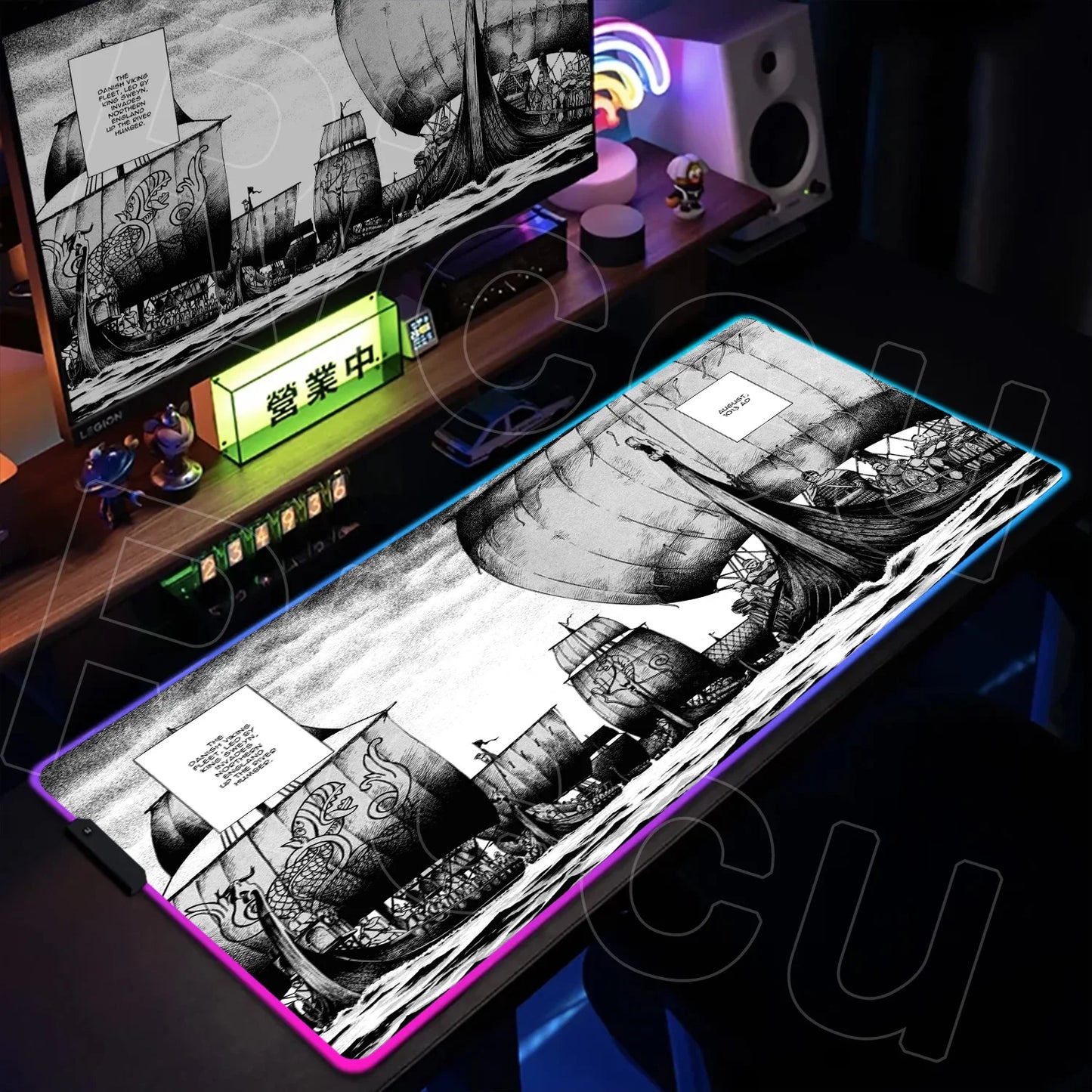 RGB LED Gaming Mouse Pad –  Desk Mat