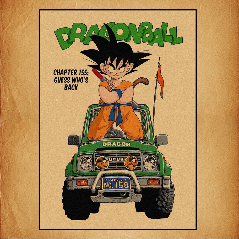 Dragon Ball Canvas Wall Art Poster