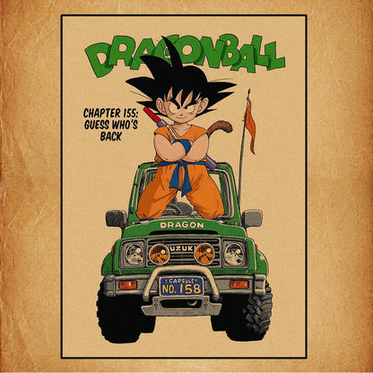 Dragon Ball Canvas Wall Art Poster