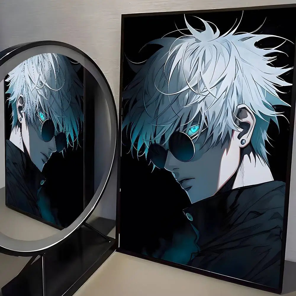 The Sorcerer's Collection: High-Definition Gojo Satoru Canvas Art