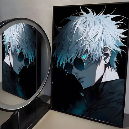 The Sorcerer's Collection: High-Definition Gojo Satoru Canvas Art