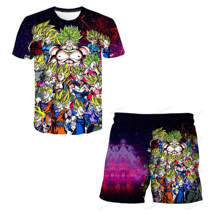 Dragon Ball Goku Cosplay T-Shirt & Shorts Set