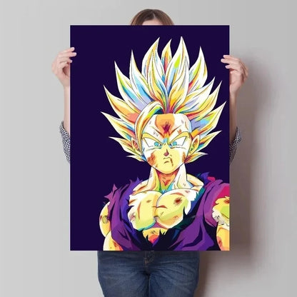 Dragon Ball Anime Poster – Super Saiyan Wall Art