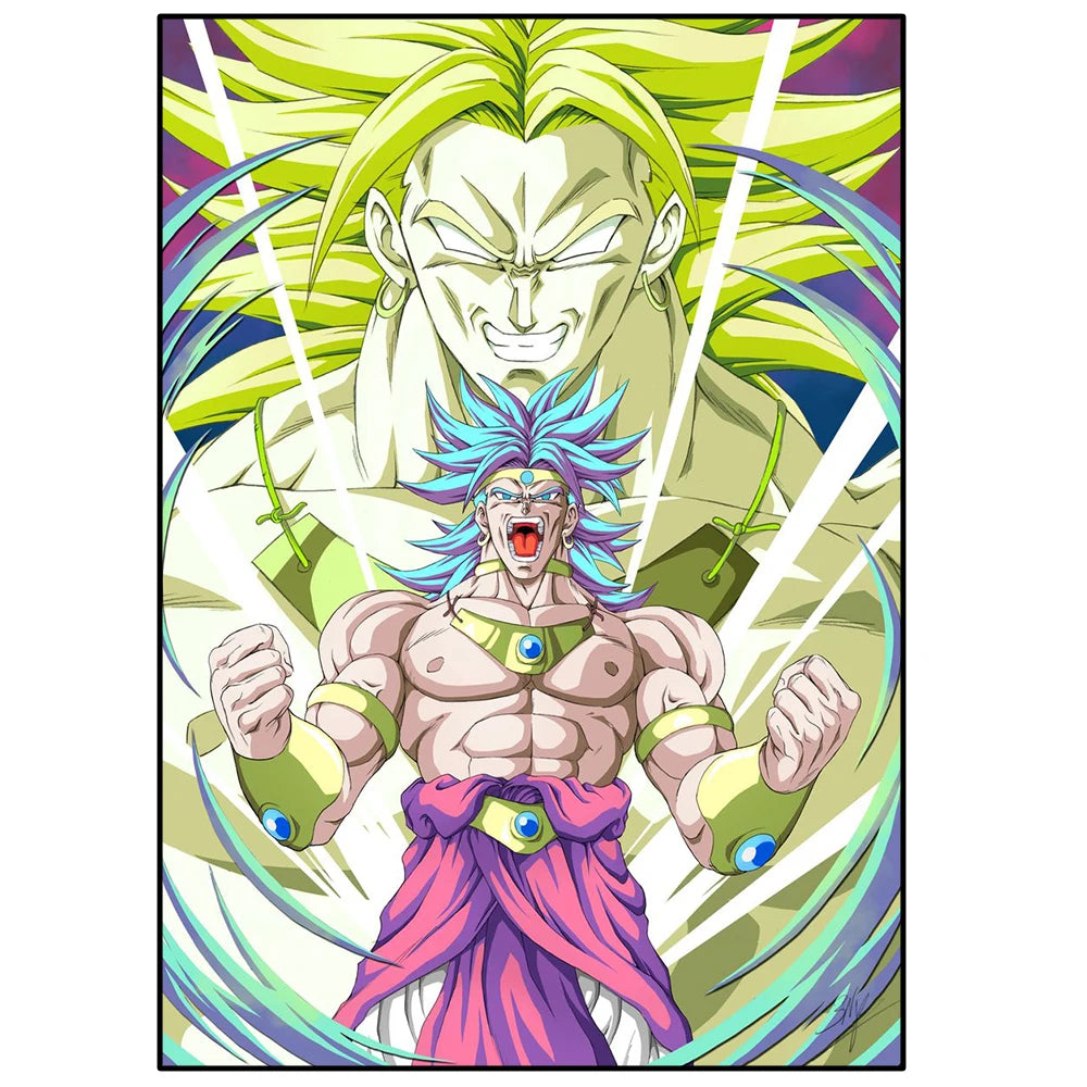 Dragon Ball Anime Poster – Goku, Vegeta & More | Canvas Wall Art