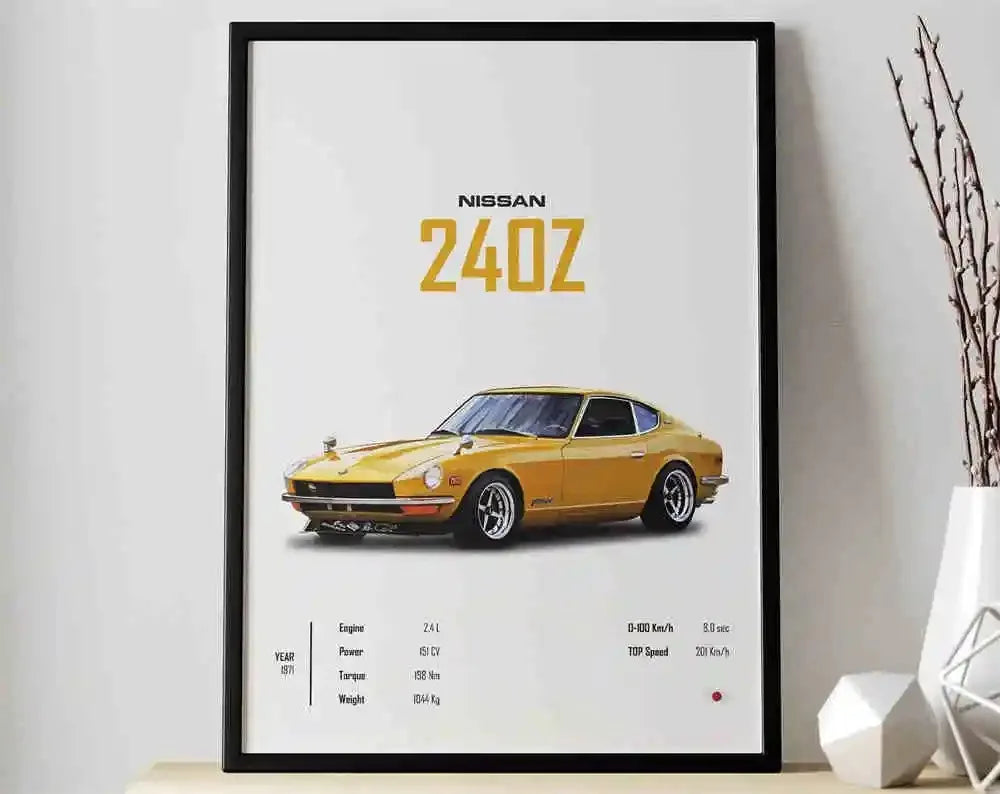 The JDM Legends Collection: Retro Supercar Canvas Art