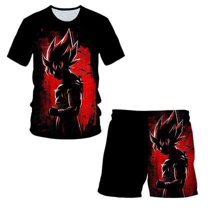 Dragon Ball Goku Cosplay T-Shirt & Shorts Set