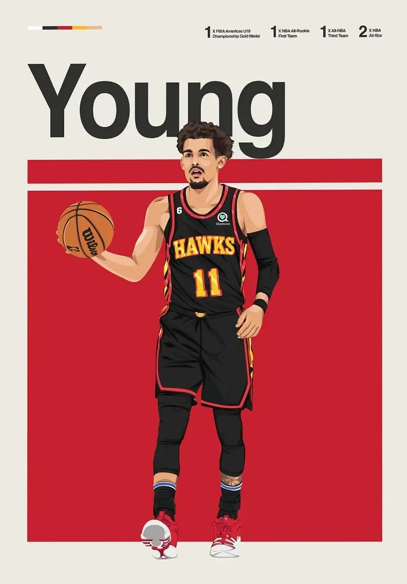 The Champion's Legacy: Premium Basketball Canvas Art